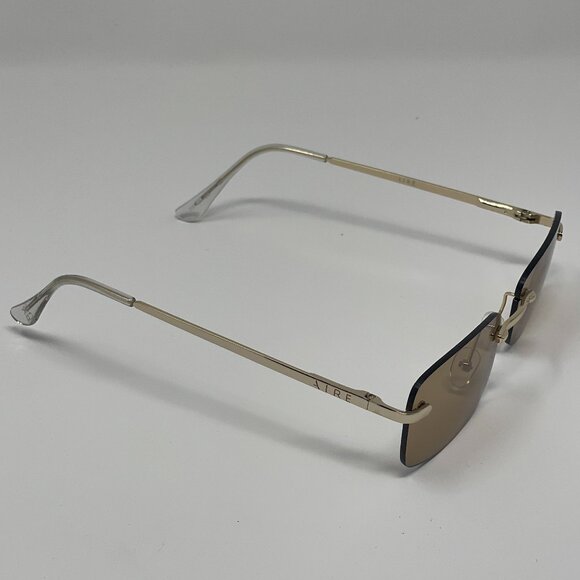 (NWT) Aire | Ursa Sunglasses in Bright Gold & Tan Tint - Picture 6 of 7